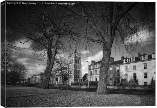 Marshall Place, South Inch, Perth Canvas Print by Navin Mistry