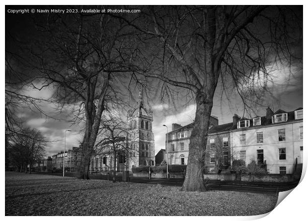 Marshall Place, South Inch, Perth Print by Navin Mistry