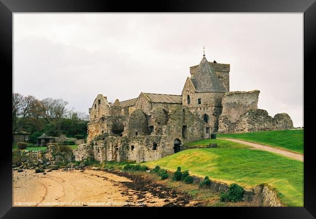 Inchcolm Abbey, Scotland Framed Print by Lee Osborne