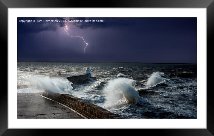Harbour Storm Framed Mounted Print by Tom McPherson