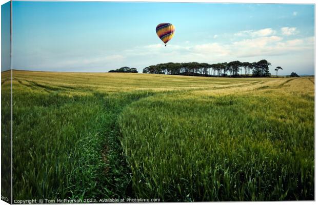 Balloon Flypast Canvas Print by Tom McPherson