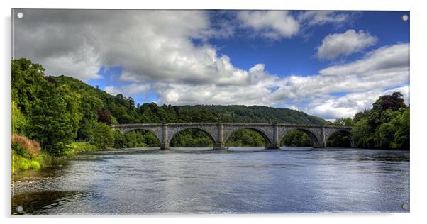 Thomas Telford’s Finest Highland Bridge Acrylic by Tom Gomez