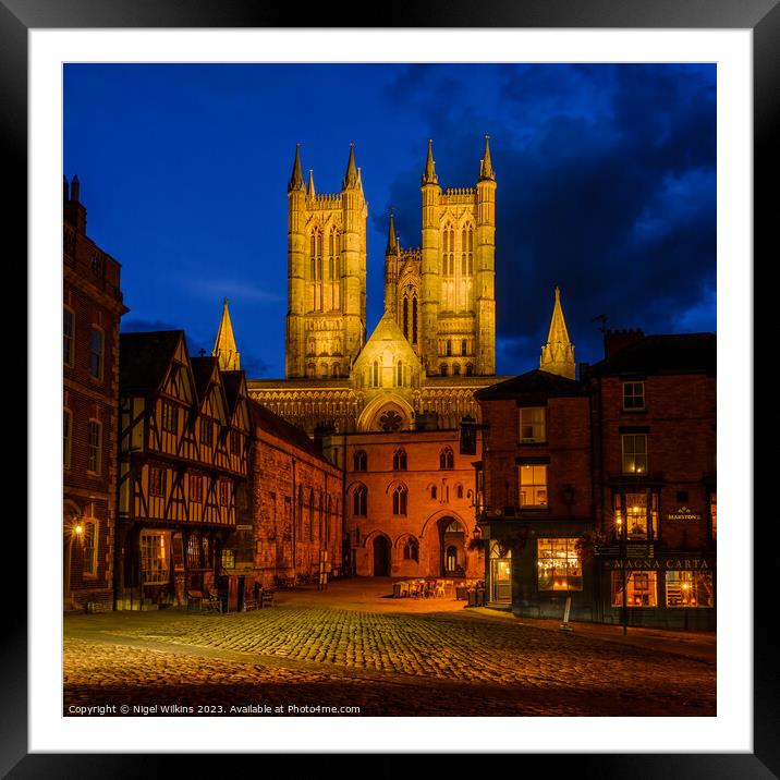 Lincoln Cathedral Framed Mounted Print by Nigel Wilkins