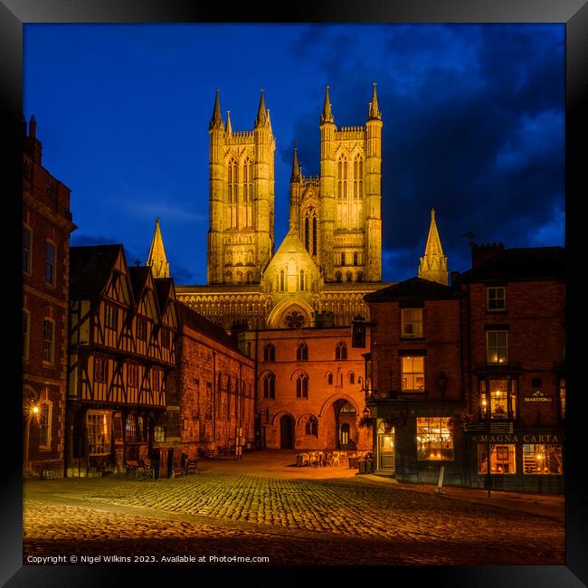 Lincoln Cathedral Framed Print by Nigel Wilkins