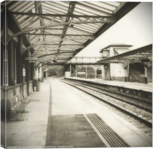 Gleneagles Railway Station, Scotland Canvas Print by Lee Osborne