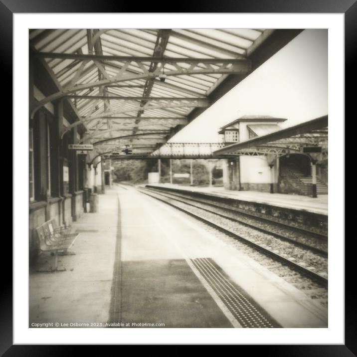 Gleneagles Railway Station, Scotland Framed Mounted Print by Lee Osborne