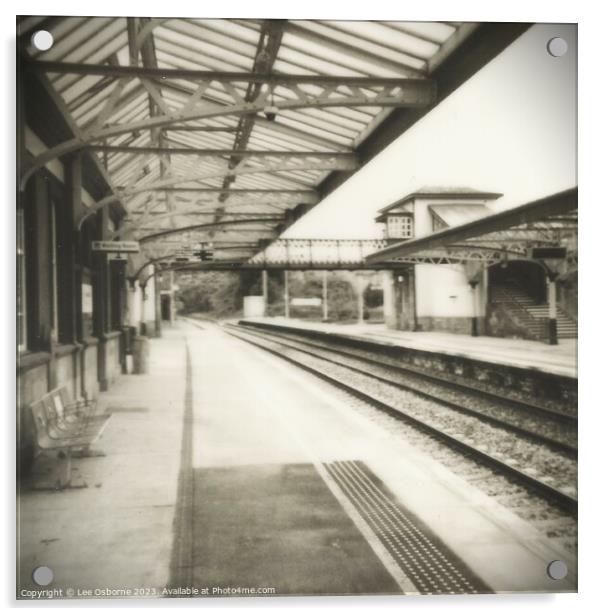 Gleneagles Railway Station, Scotland Acrylic by Lee Osborne