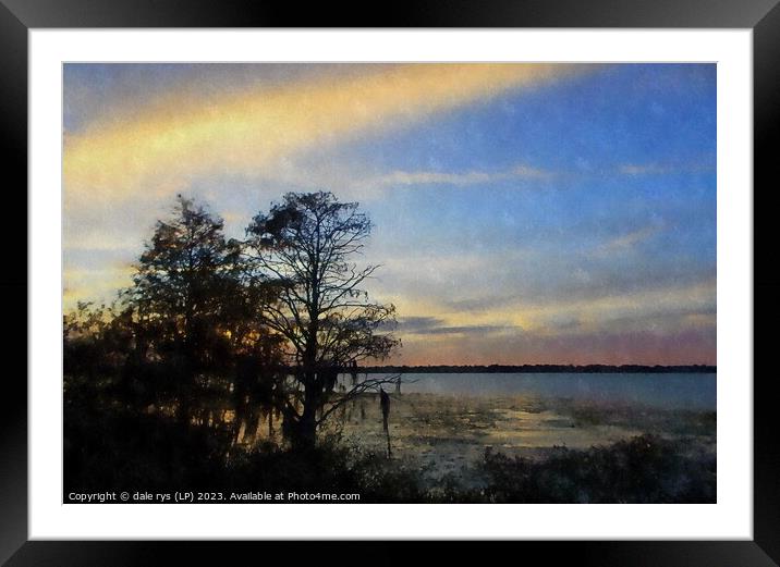 florida sunset  Framed Mounted Print by dale rys (LP)