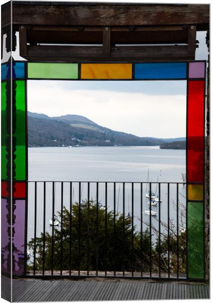 Lake Windermere from Claife Heights Canvas Print by Cliff Kinch