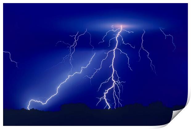 lightning  Print by Dave Reede
