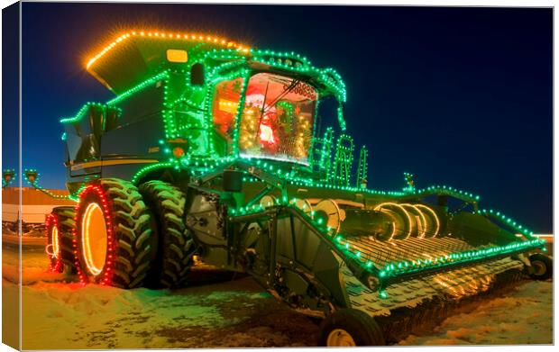 combine with Christmas lights Canvas Print by Dave Reede