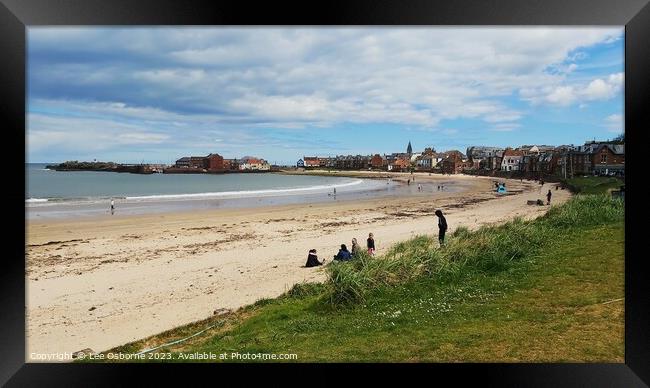 North Berwick Beach Framed Print by Lee Osborne