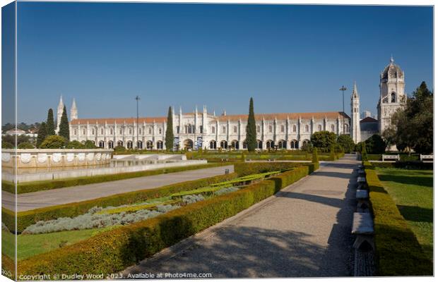 Jeronimos Monastery Canvas Print by Dudley Wood
