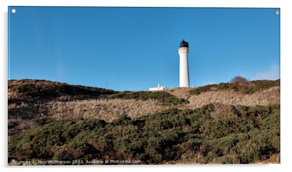 Covesea Lighthouse Moray Acrylic by Tom McPherson