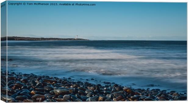  Lossiemouth West Beach Seascape Canvas Print by Tom McPherson