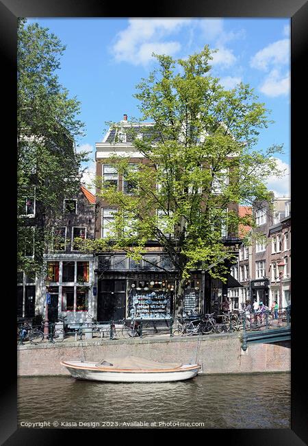 Exploring Amsterdam Framed Print by Kasia Design