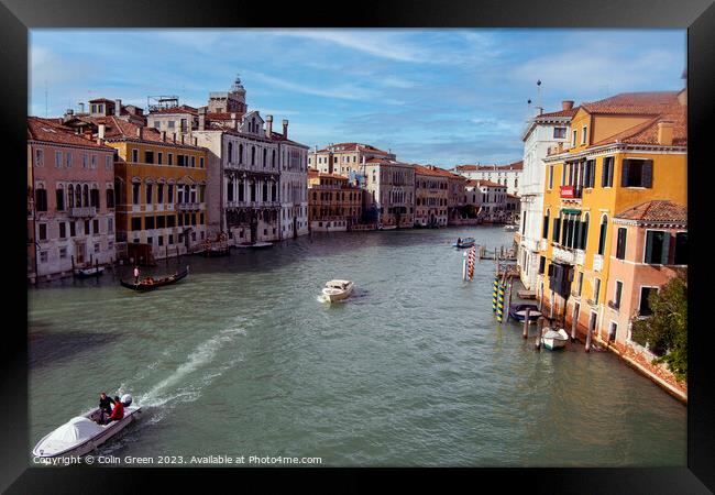 The Grand Canal Framed Print by Colin Green