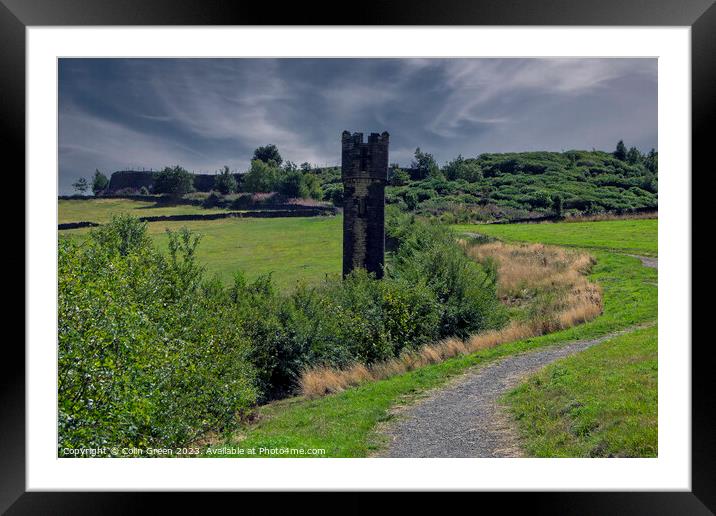 Walker Pit Tower Framed Mounted Print by Colin Green