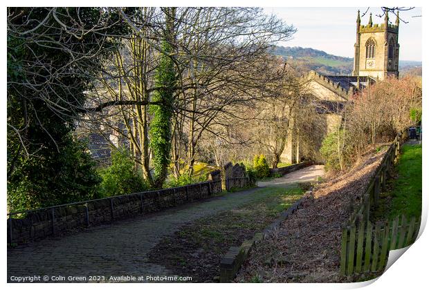 Church Bank, Sowerby Bridge Print by Colin Green