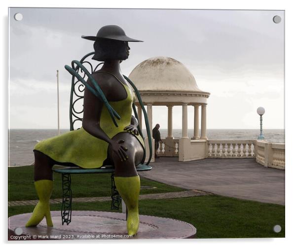 Seated in Bexhill. Acrylic by Mark Ward