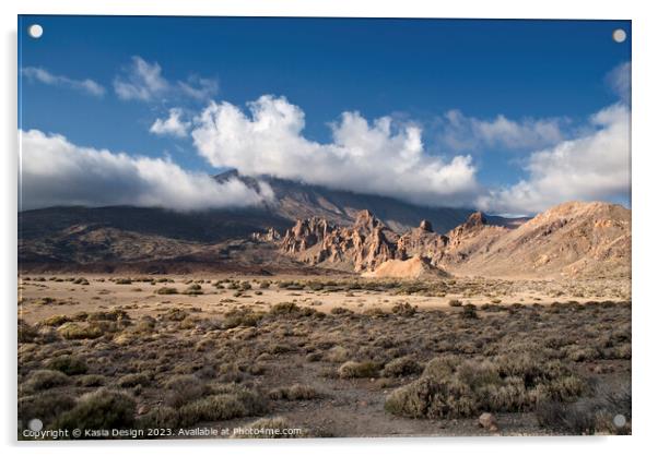 El Teide Looking Up in Wonder Acrylic by Kasia Design