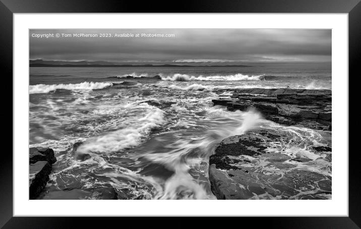 Burghead Seascape 302 Framed Mounted Print by Tom McPherson