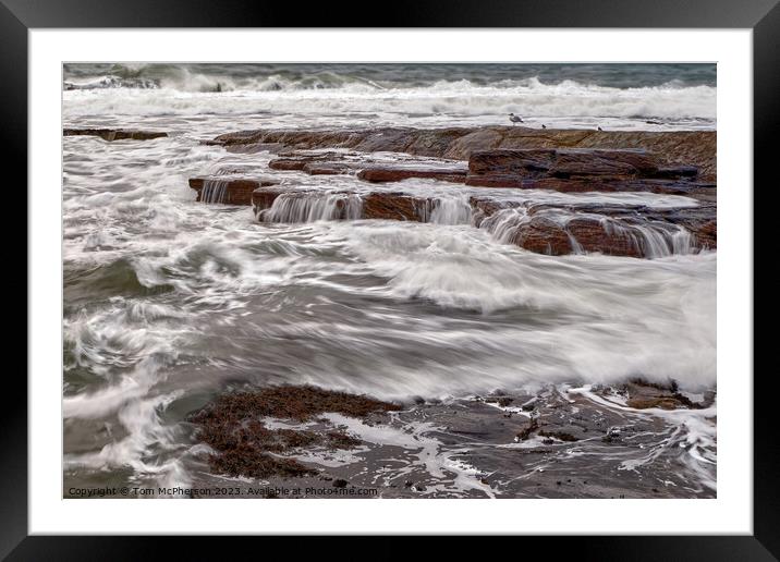On the Rocks  Framed Mounted Print by Tom McPherson