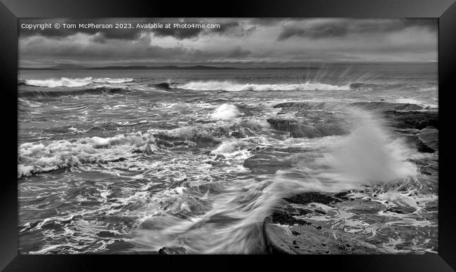Moray Coast seascape Framed Print by Tom McPherson