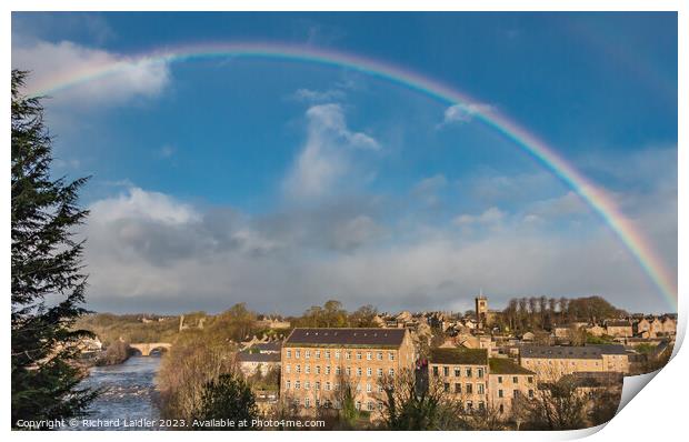 Barney Rainbow Print by Richard Laidler