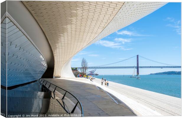 The MAAT (Museum of Art, Architecture and Technology) in Lisbon Canvas Print by Jim Monk