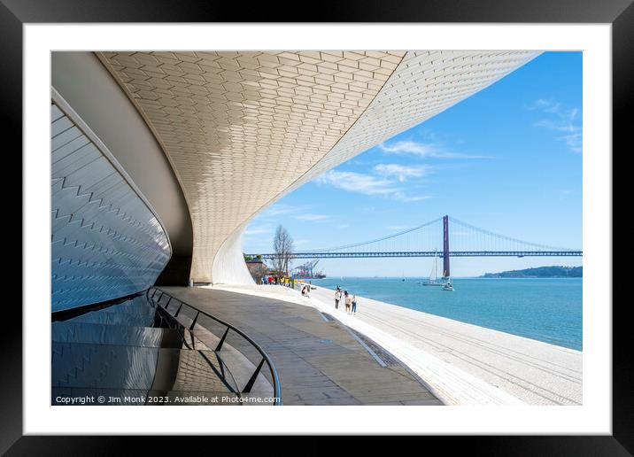 The MAAT (Museum of Art, Architecture and Technology) in Lisbon Framed Mounted Print by Jim Monk