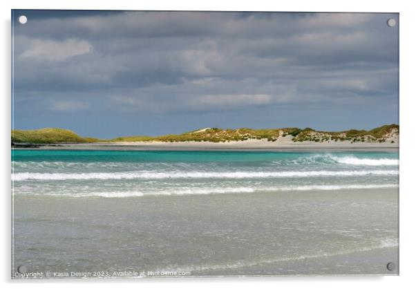 Turquoise Waters on North Uist Acrylic by Kasia Design