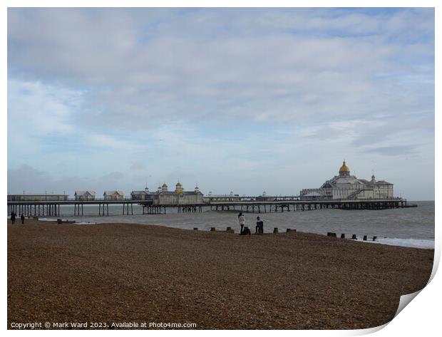 The Pier at Eastbourne on a cold December day. Print by Mark Ward