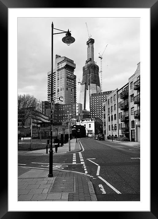 The Shard above Guy's Framed Mounted Print by Gary Eason