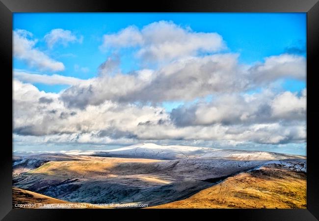 Winter in the Brecon Beacons Framed Print by Kevin Arscott