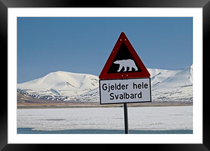 Svalbard Landscape Framed Mounted Print by Martyn Arnold