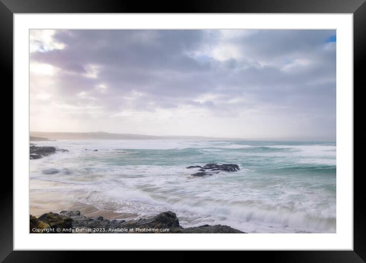 Tempestuous Tranquillity:  Framed Mounted Print by Andy Durnin