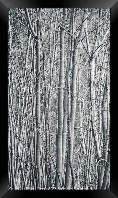 Abstract  Framed Print by Simon Johnson