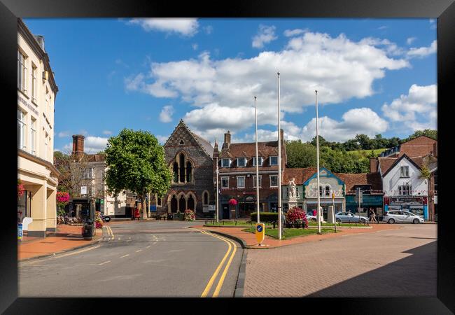 The Broadway, Chesham Framed Print by Kevin Hellon