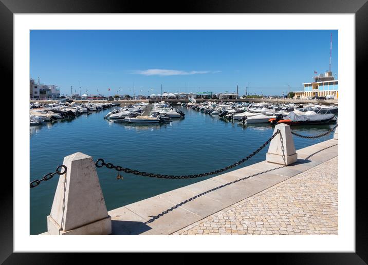Vilamoura marina, Algarve, Portugal Framed Mounted Print by Kevin Hellon