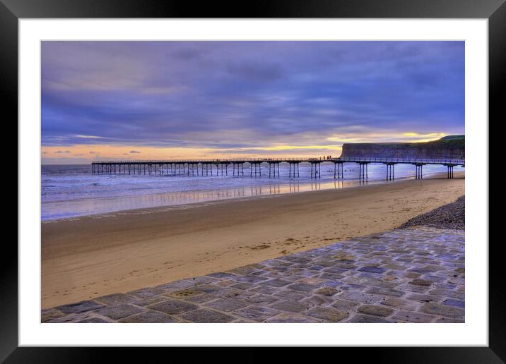 Saltburn by the Sea Framed Mounted Print by Steve Smith