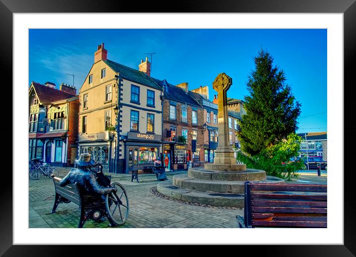 Knaresborough Town Centre Framed Mounted Print by Alison Chambers