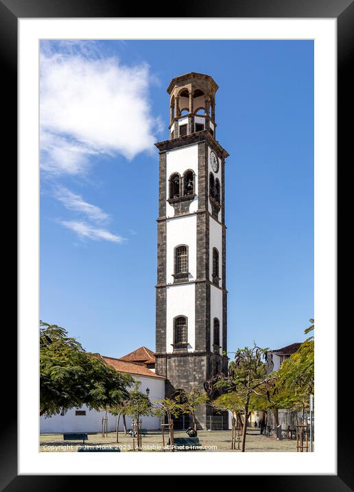 Church of our lady of conception in Santa Cruz, Tenerife Framed Mounted Print by Jim Monk