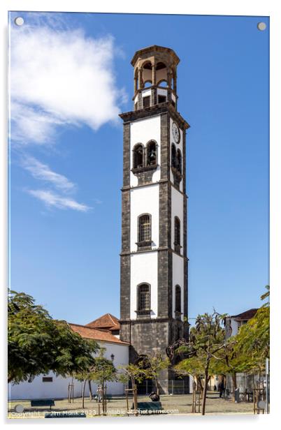 Church of our lady of conception in Santa Cruz, Tenerife Acrylic by Jim Monk