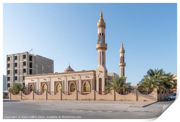Abdullah Darwish Mosque, Khasab, Musandam, Oman Print by Dave Collins