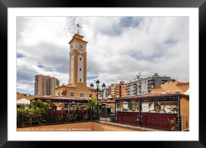 Municipal Market, Santa Cruz de Tenerife Framed Mounted Print by Jim Monk