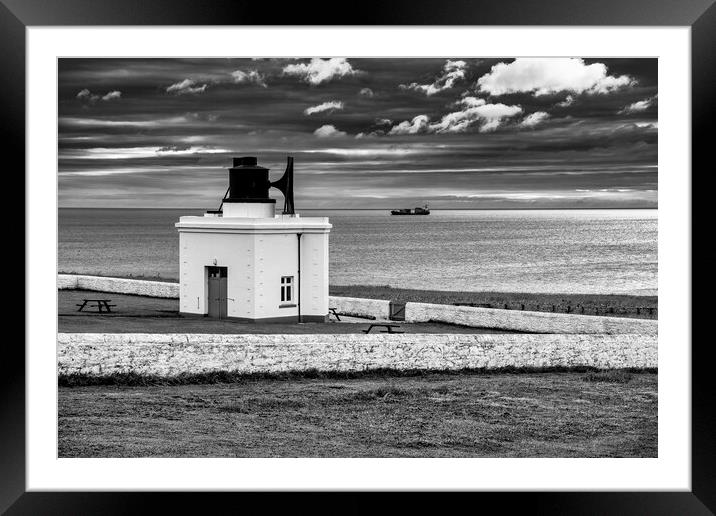 Souter Lighthouse Fog Horn Framed Mounted Print by Tim Hill