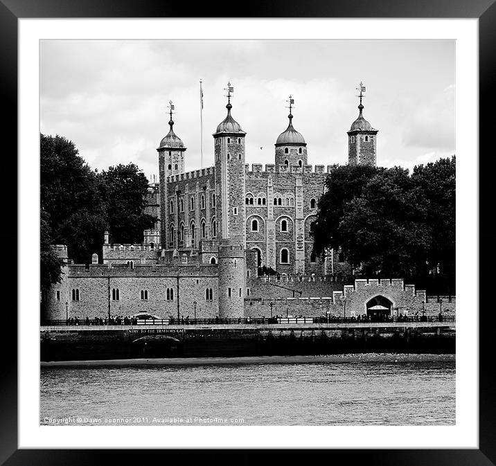The Tower Framed Mounted Print by Dawn O'Connor