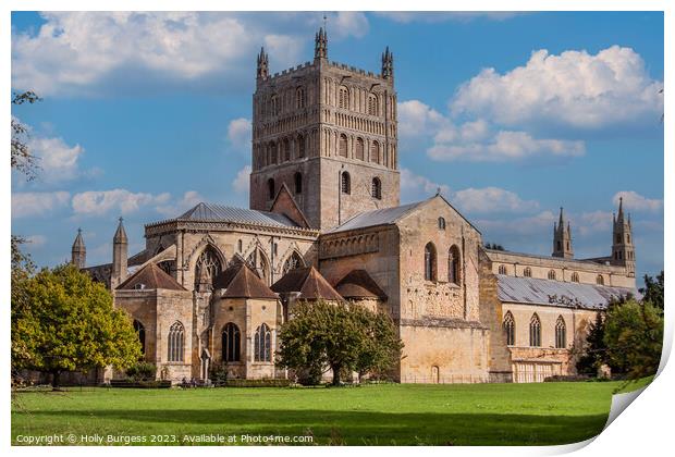 Glouster Cathedral England  Print by Holly Burgess