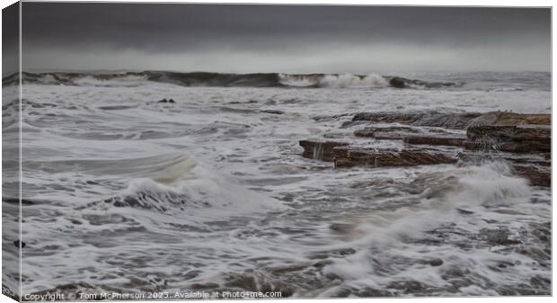 Moray Coast Seascape Canvas Print by Tom McPherson